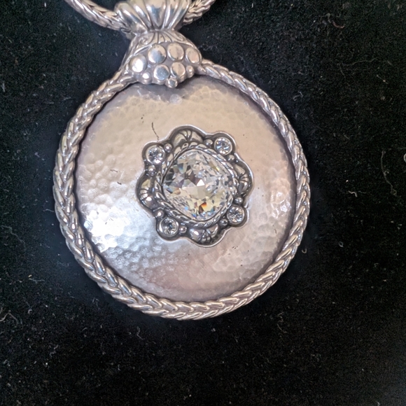 Brighton Jewelery Silver Pendant Necklace - Picture 8 of 14